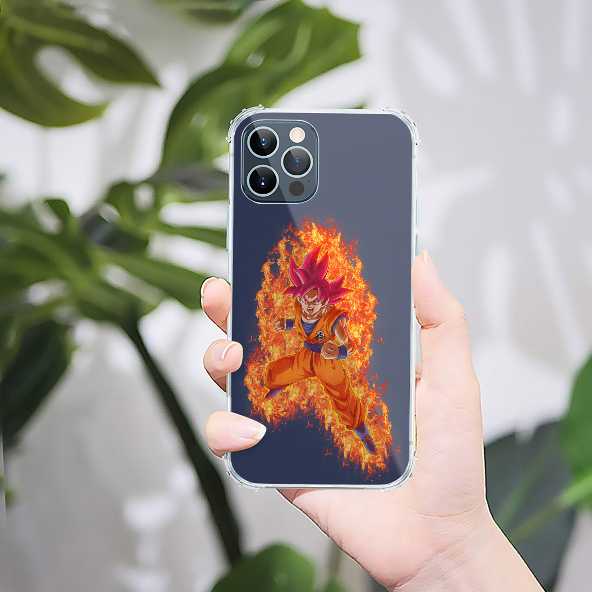 （画像用） ドラゴンボール 孫悟空（そん ごくう）Son Goku カカロット DRAGON BALL Kakarotto 【iPhone 12シリーズ対応】透明スマホケース（クリアソフトケース）